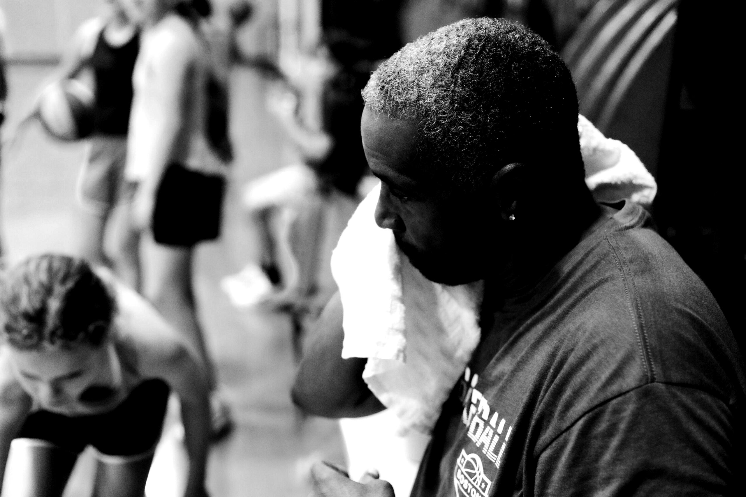 Private one-on-one basketball training session